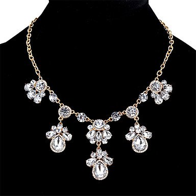 Women Zircon necklace cubic zirconia sterling silver necklace jewelry