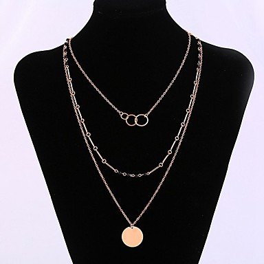 Layered necklace long necklace female fashion jewelry necklace