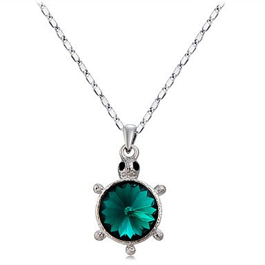 Synthetic female pendant necklace sterling silver necklaces jewelry