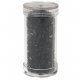 Bugle beads, black - 2.5 mm