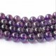 DIY jewelry 45 crystal violet agate ball 0.8 cm DIY bracelets necklaces