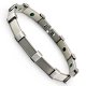 6 mm compact design fashion magnetic stainless steel bracelet men circulation and relieve pain