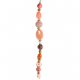 Fashion strung beads, pink blush