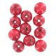 Large wooden beads red