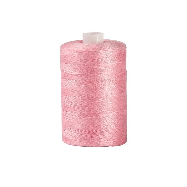 Polyester thread in pink, one thousand meters