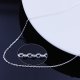 Women necklace, sterling silver necklace jewelry weddings, parties,