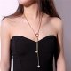 Female long necklace heart necklace jewelry