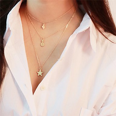 Layered necklace women necklace fashion necklace basic