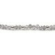 Half-silvered crystal beads 32