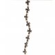 Fashion strung beads, anti-cross-rhodium