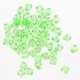 Double cone crystal beads green