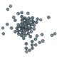 Crystal faceted round beads blue smoke