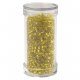 Seed beads, yellow, Size 8