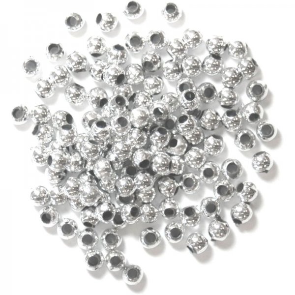 Silver Pearl bead 3 mm