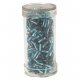 Bugle beads, blue sky - 12 mm