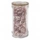 Bugle beads, soft pink - 12 mm