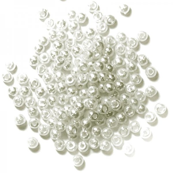 White Pearl bead 2.5 mm 7 g