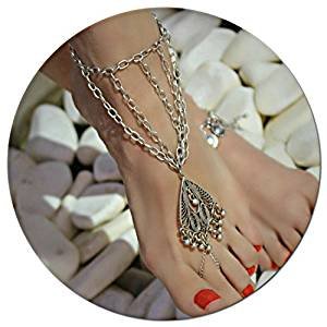 Anklets anklets summer beach barefoot anklet jewelry adjustable