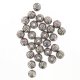 Ancient copper engraving plastic beads silver 100 g