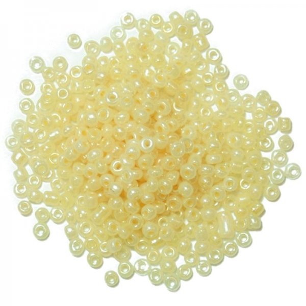 Pastel lemon beads 2 mm