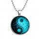 Women luminous stone pendant necklace retro style fashion jewelry