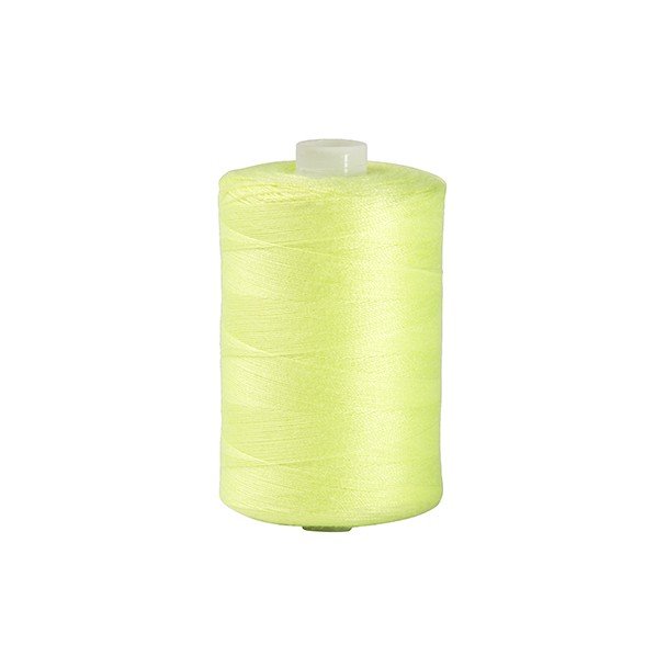 Polyester thread, yellow, one thousand meters