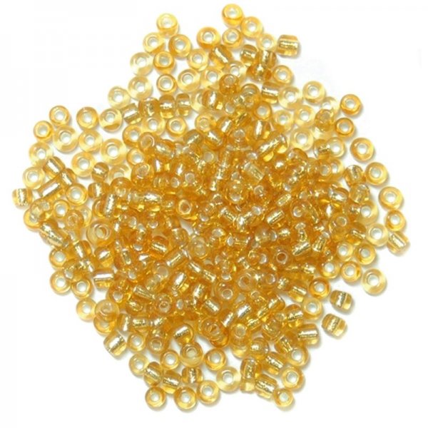 Gold seed beads 2 mm