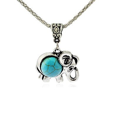 Women turquoise necklace retro retro retro style necklace