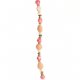 Fashion strung beads, drop blush