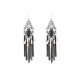 Women earrings, rhinestones, luxurious, retro, fashion daily leisure