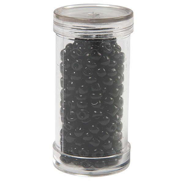 Seed beads, black - size 6