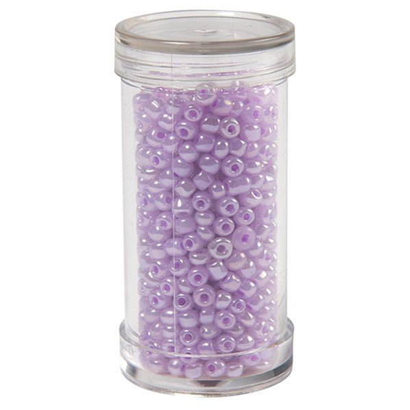 Seed beads, pearls Mauve- size 8