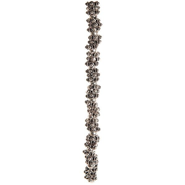 Fashion strung beads, anti-rhodium angle