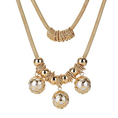 Women layered necklace jewelry