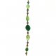 Fashion strung beads, light green