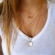 Women wrapped necklace necklace simple style fashion jewelry necklace