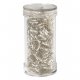 Bugle beads, Clear-12 mm