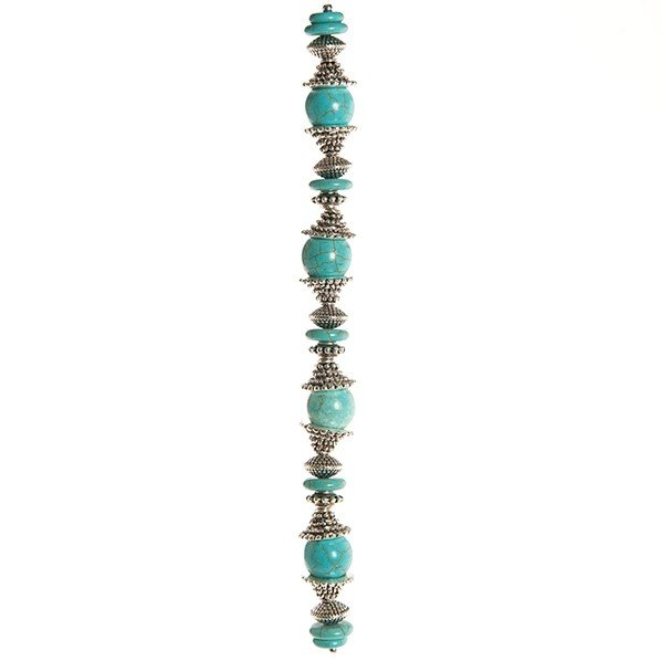 Fashion strung beads, turquoise stone