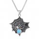 Men fashion turquoise necklace pendant necklace stainless steel jewelry