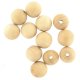 Large wooden ball beads 4 mm