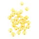 8 mm glass pearl beads yellow