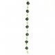 Fashion strung beads, green dancing